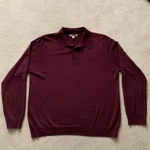 Nordstrom Wine Collared Sweater